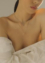 Колье-чокер Love in, позолота