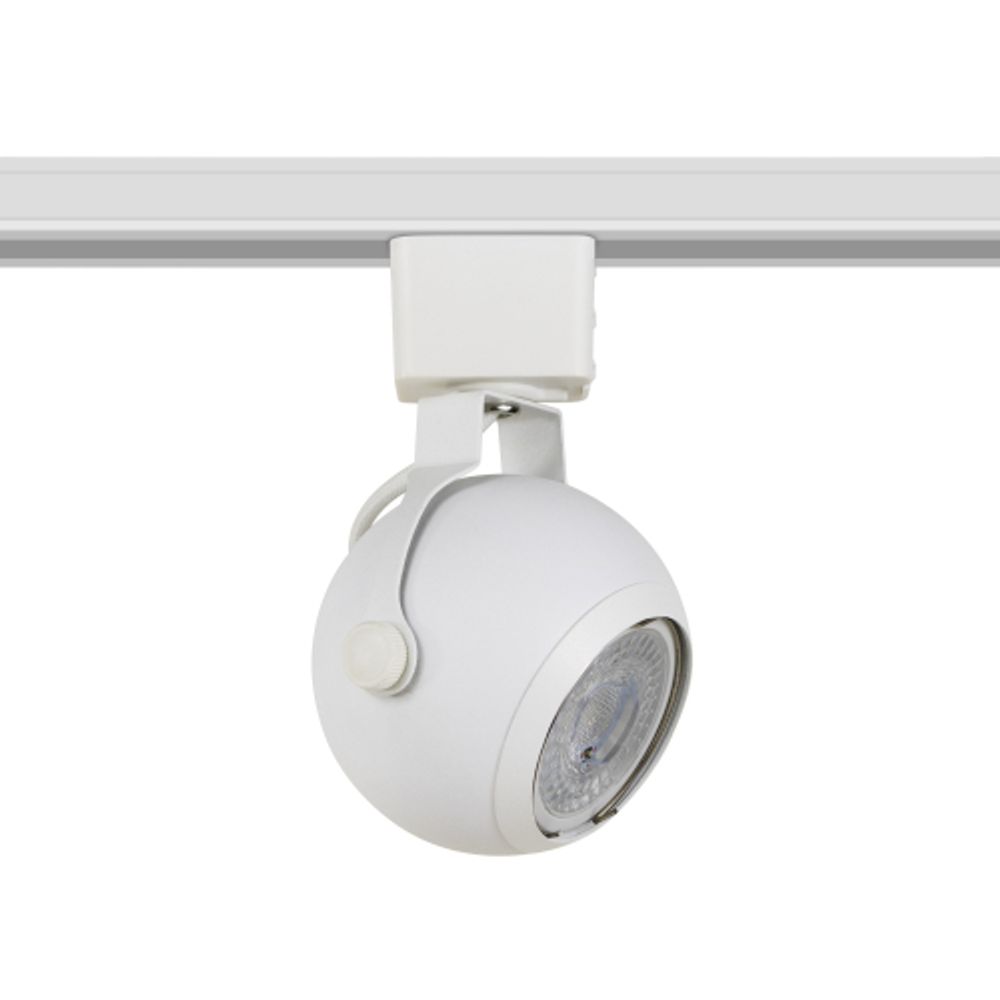 Трековый светильник однофазный ЭРА TR35-GU10 WH под лампу GU10 белый | Однофазные светильники под лампу