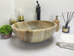 Раковина из оникса Bowl Sunset TinLip BO-60267 40*40*15