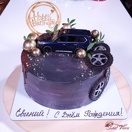 "Торт с машиной" (декор)