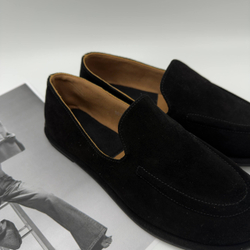 Туфли женские натуральная кожа артикул 6183-1 цвет "чёрный"