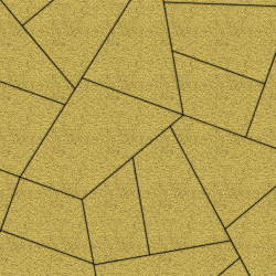 Тротуарная плитка ОРИГАМИ Гранит Желтый, комплект из 6 видов плит
