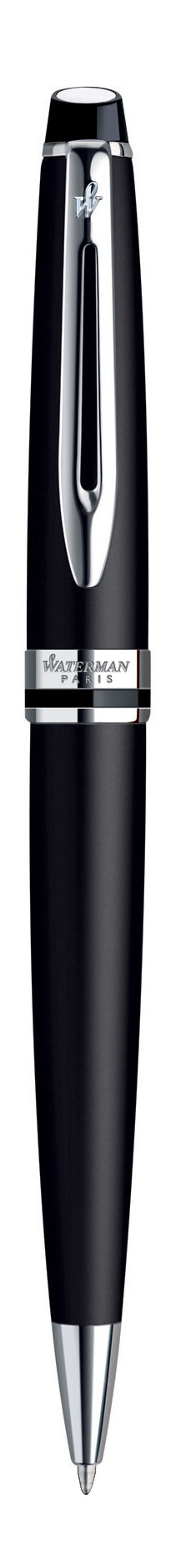 Шариковая ручка Waterman Expert 3, цвет: MattBlack CT, стержень: Mblue