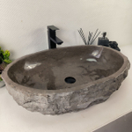 Раковина из мрамора Erozy Grey EM-65017 69*47*15 0892