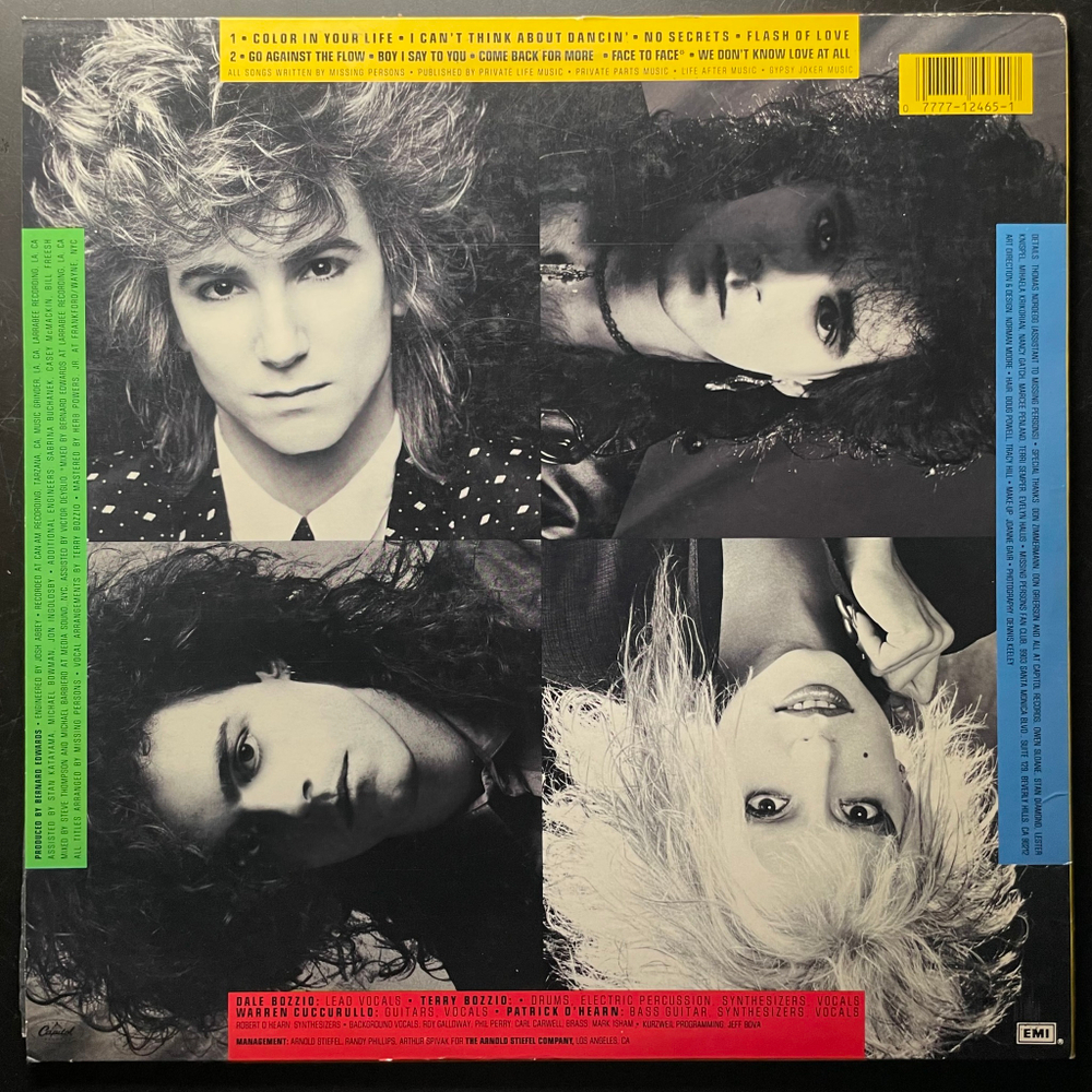 Missing Persons - Color In Your Life (США 1986г.)