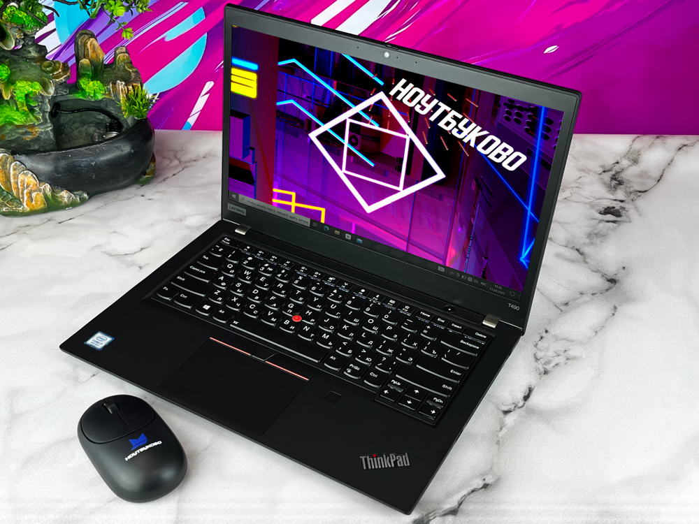 Ноутбук Lenovo ThinkPad T490, 14" 2K IPS, Intel Core i7-8665U, Win Pro, черный