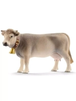 Фигурка Бурая швицкая корова Schleich 13874