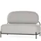 Двухместный диван Pawai 125 см, серый