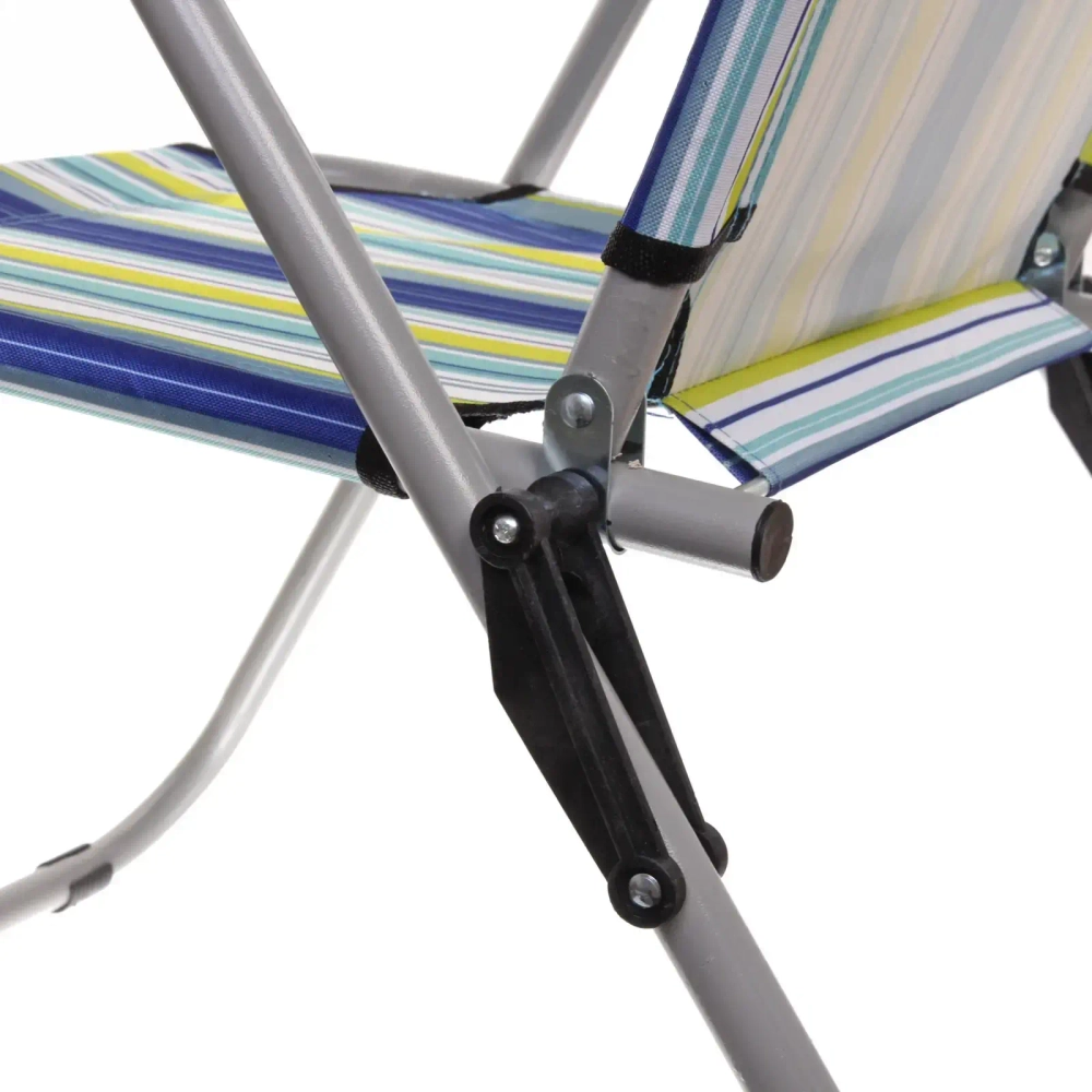 Стул 93*54*64см «Венеция» складной, с подголовником,2 положения ДоброСад