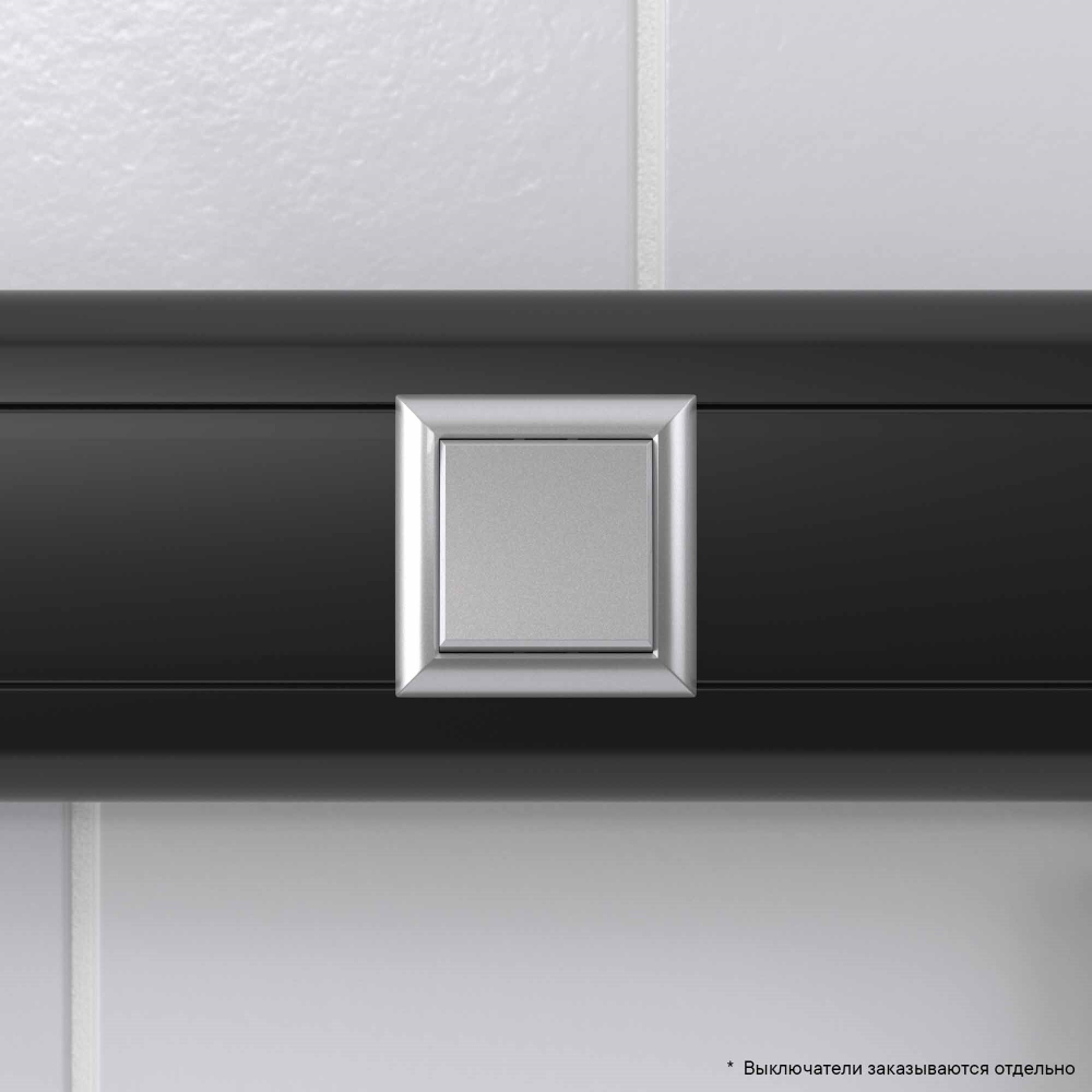 Рамка-суппорт "Avanti" для "In-liner Front", серебристый металлик, 2модуля