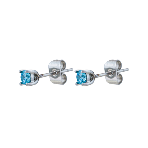 Серьги-пусеты Fiore Luna BLUE AE03187-3A BL/S