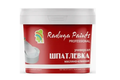 ШПАТЛЕВКА МАСЛЯННО-КЛЕЕВАЯ УНИВЕРСАЛ 3КГ