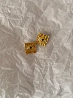 Серьги Гала, Золотой