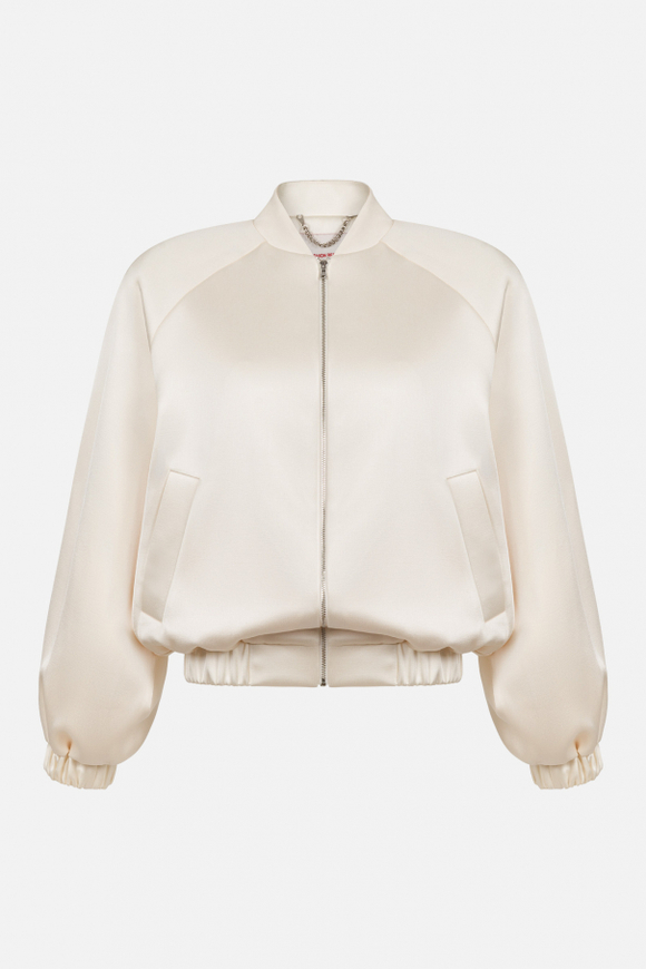 Бомбер оверсайз из тафты