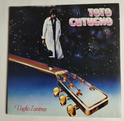 Винтажная виниловая пластинка LP Toto Cutugno Voglio Lanima (Italy 1979)