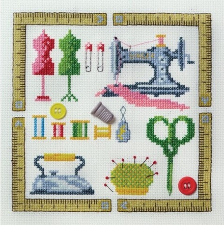 Набор для вышивания "Шитье" 15 х 15 см (Россия)