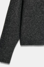 Мягкий трикотажный свитер - ZARA