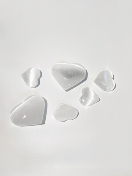 Сердечко из селенита