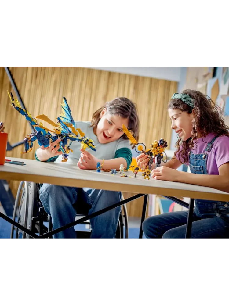 Конструктор NINJAGO 71796 Дракон против Робота-императрицы