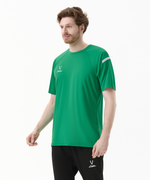 Футболка тренировочная CAMP 2 Training Poly Tee, зеленый/белый