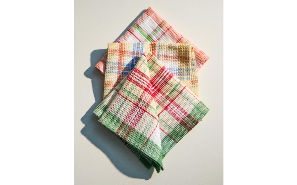 Zara Home кухонное полотенце из хлопка, 40 40 см (комплект 3 шт.) · 9210/026