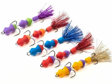 Приманки джиг. LJ PENNON TIPSYWORM MIX3 5шт.