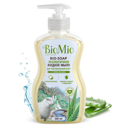Жидкое мыло BioMio Bio-Soap Алоэ вера, 300 мл