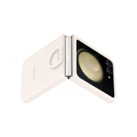 Силиконовый чехол с кольцом-держателем Samsung Silicone Case with Ring для Galaxy Z Flip5, Кремовый
