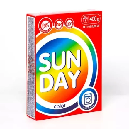 Sunday автомат  для цветного 400г *18