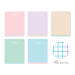 Тетрадь А5 48л. клетка "Бриз" (Альт)
