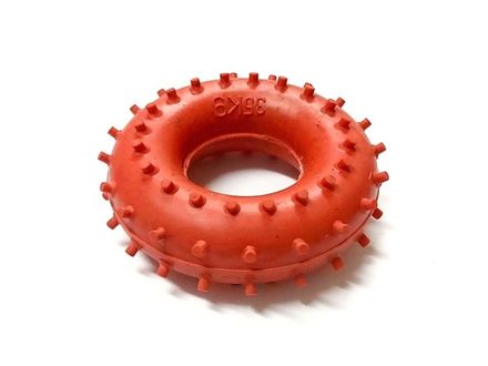 Эспандер кистевой кольцо с шипами, резина , нагрузка  35кг, индивидуальная упаковка.