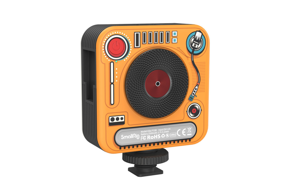 Осветитель светодиодный SmallRig 4276 Vibe P108 RGB Video Light (“Phonograph” Limited Edition)