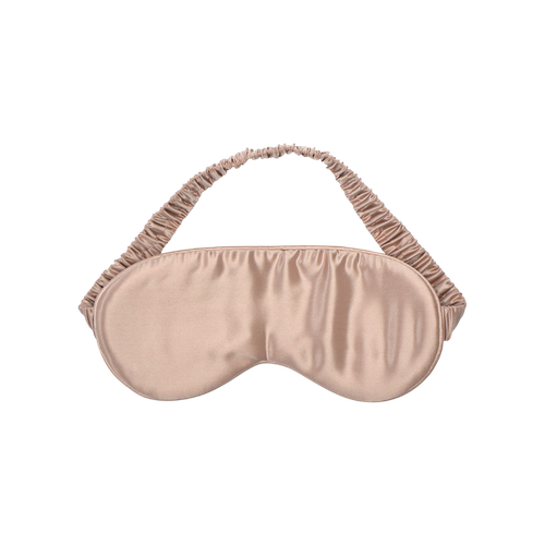 Маска для сна из натурального шелка цвета пыльной розы из коллекции Essential