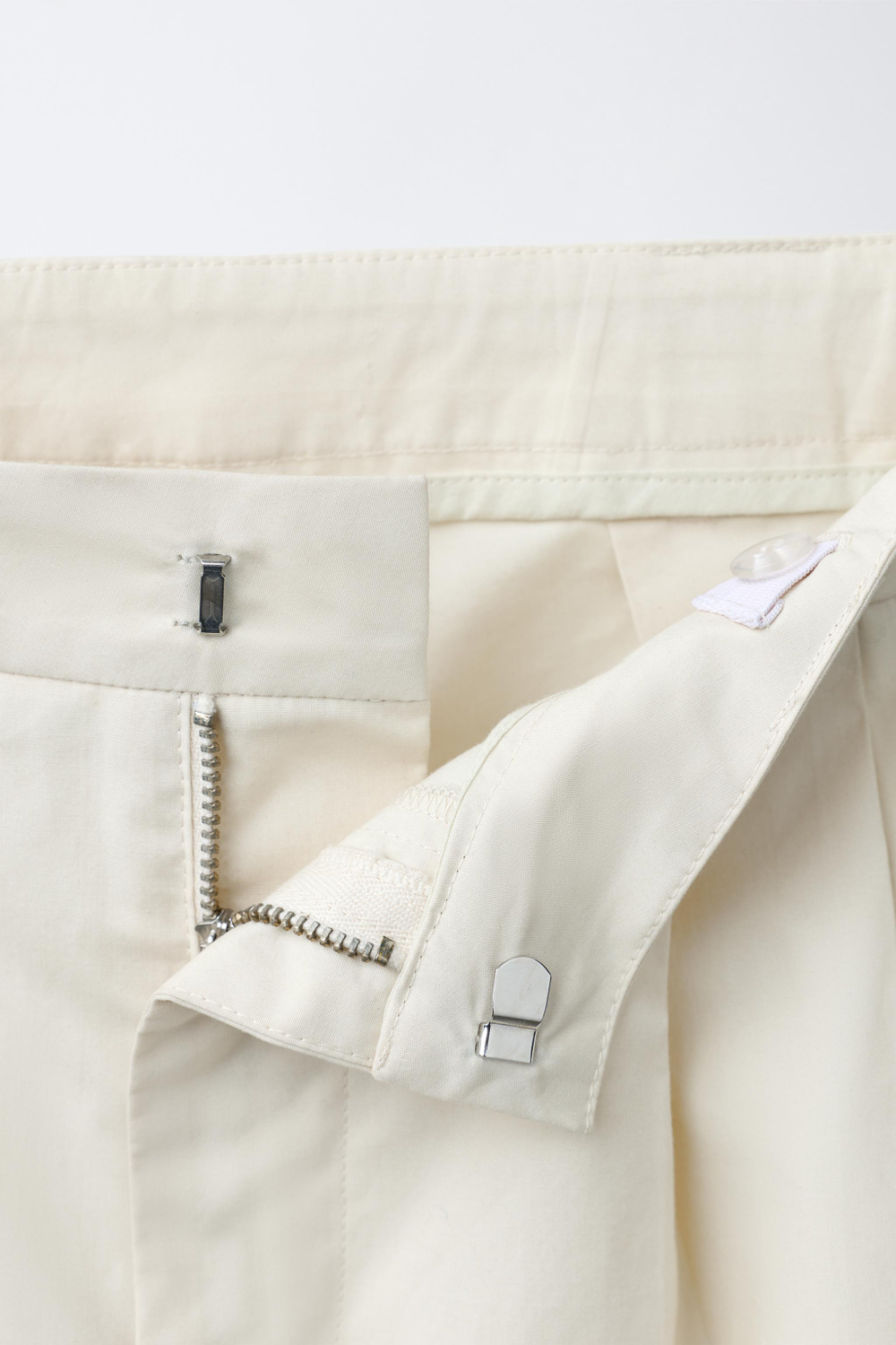 ZARA БРЮКИ PANTALÓN PLIEGUES PENN ©, КАМЕННО-СЕРЫЙ