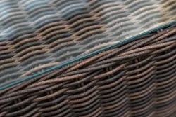 "Капучино" лаунж-зона из искусственного ротанга, цвет коричневый