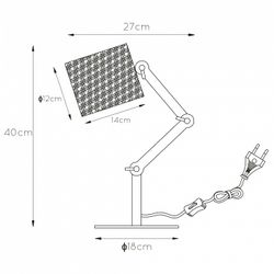 Настольная лампа декоративная Lucide Tampa 45592/81/30
