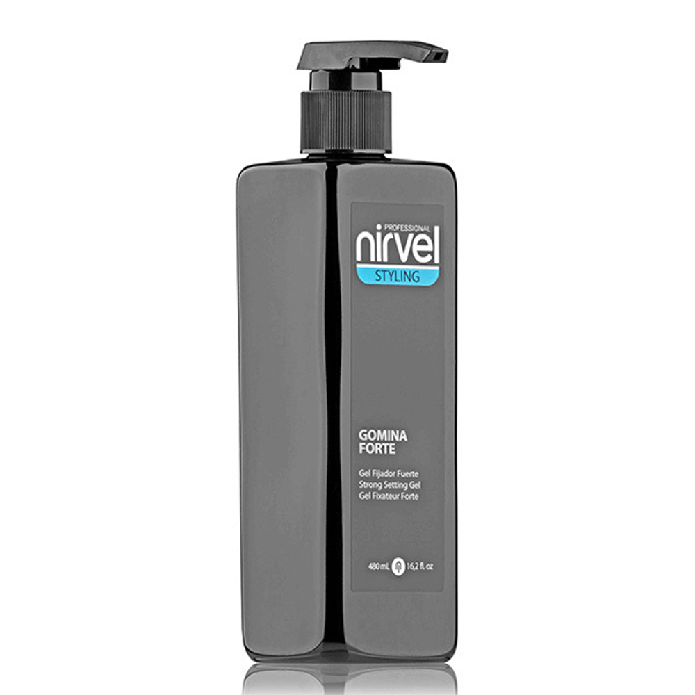 Гель для укладки волос и создания причесок сильной фиксации Nirvel FX Gomina Forte Strong Setting Gel 480мл