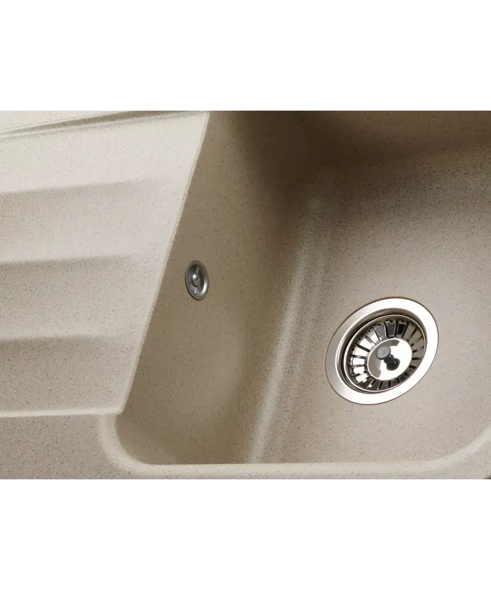 Кухонная мойка Kuppersberg LIRA 1B1D BEIGE фото 3