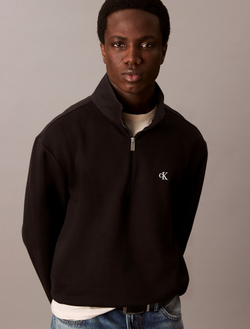 Свитшот Calvin Klein Archive Logo Fleece Quarter Zip Black