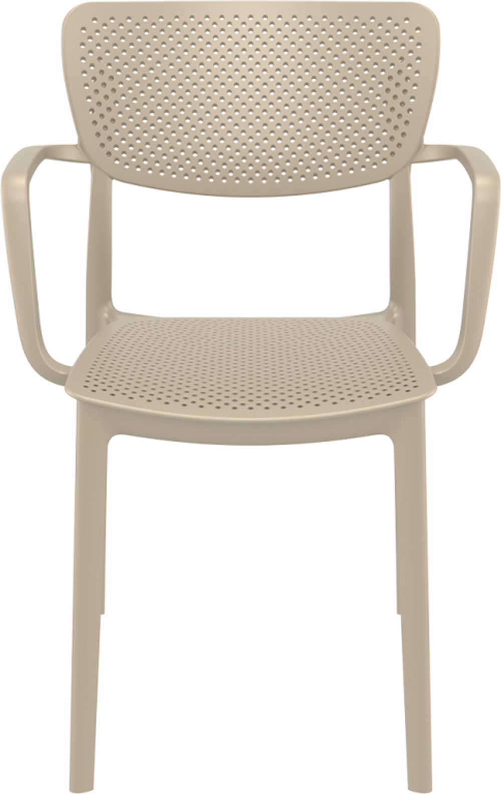 Кресло пластиковое Siesta Contract Loft, бежевый