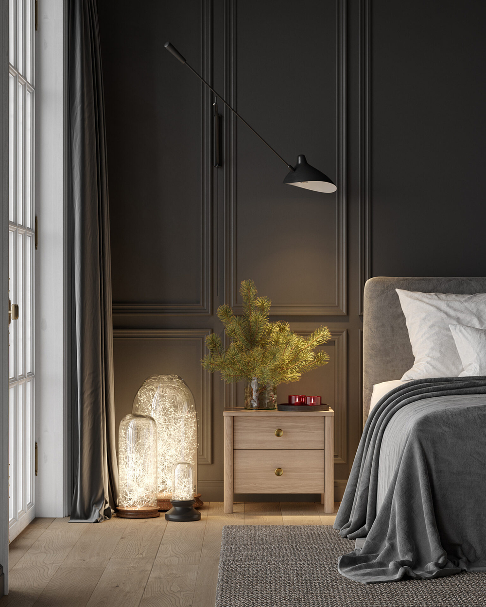 Прикроватная тумба BERGEN BG001