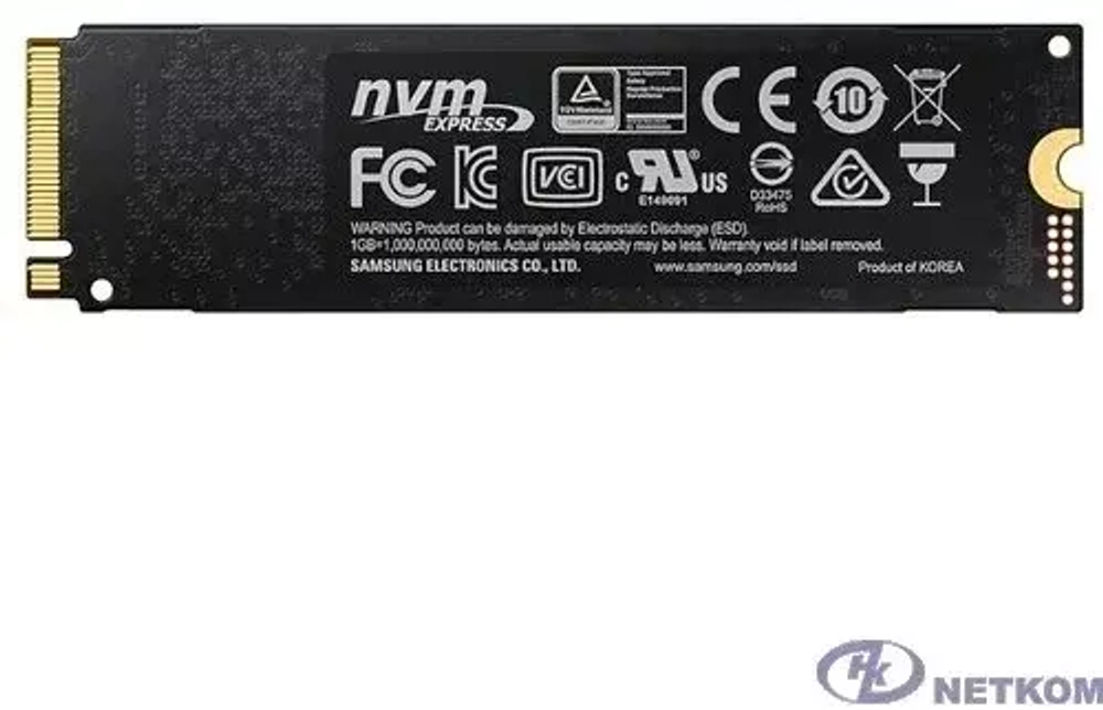 Твердотельный накопитель Samsung 970 EVO Plus 1TB NVMe M.2 SSD (MZ-V7S1T0BW)