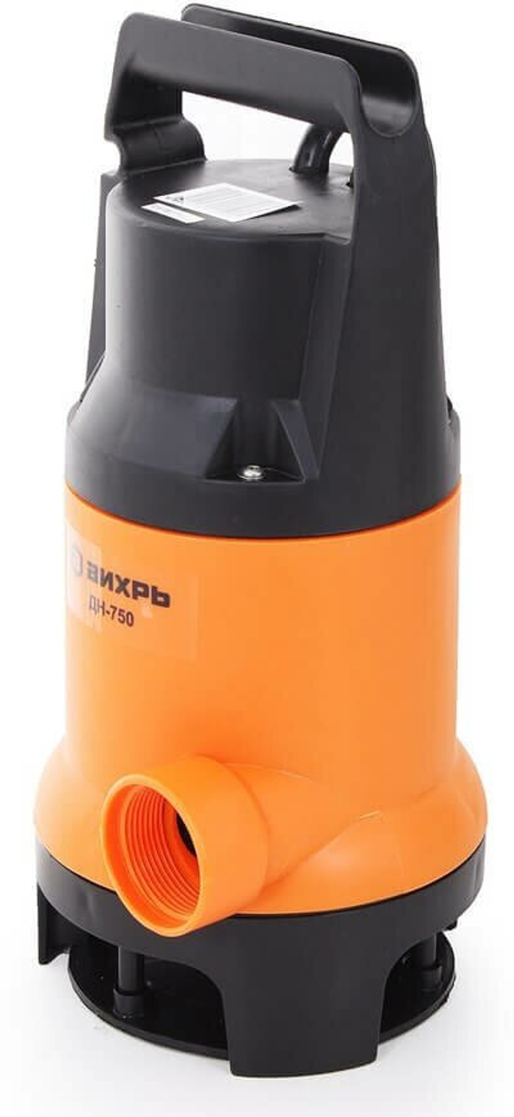 Поверхностный насос дренажный насос ВИХРЬ ДН-750 (750 Вт) черный