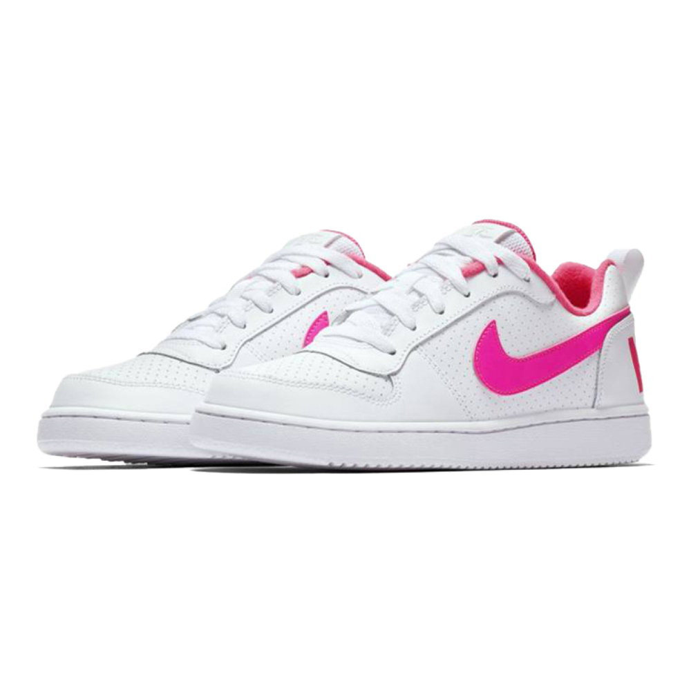 Кроссовки Nike Court Borough Low GS White Pink Blast