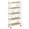 Лофт Стеллаж на колесных опорах-5 полок VR.L-MST.K-5.8  800*400*1704