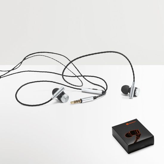 VIBRATION. Наушники из металла и ABS с микрофоном