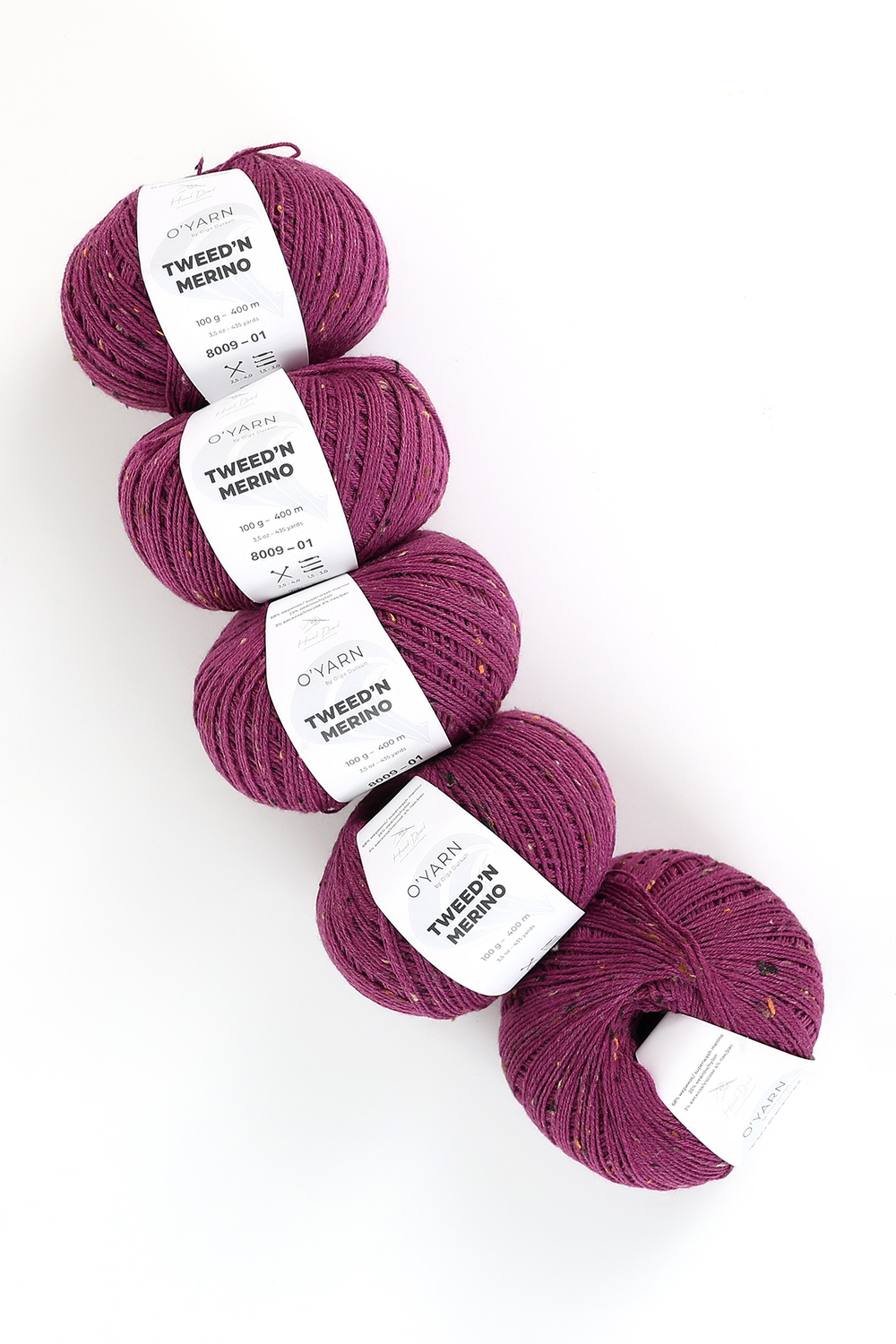 O'YARN TWEED’N MERINO, 500г