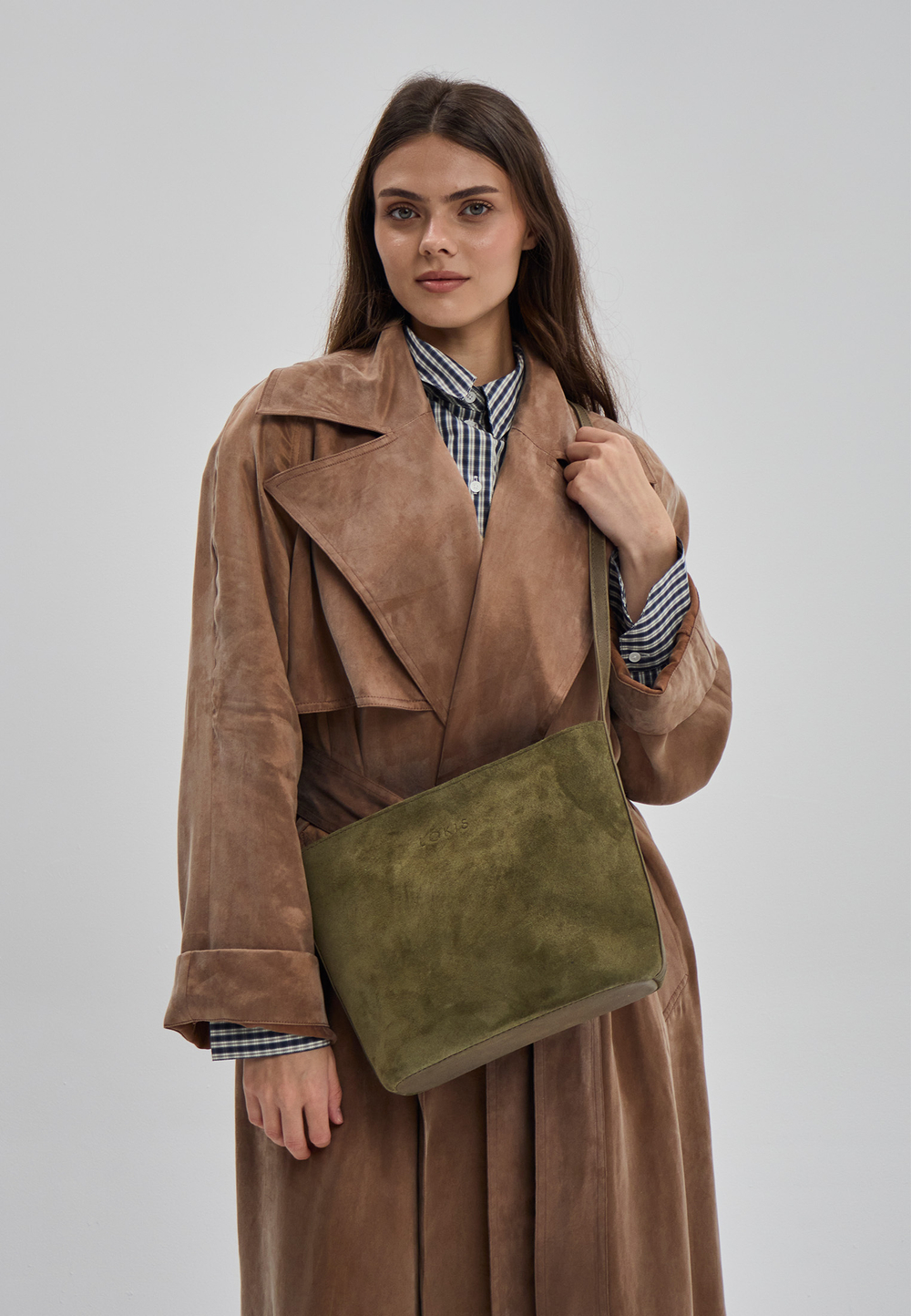 сумка через плечо хаки