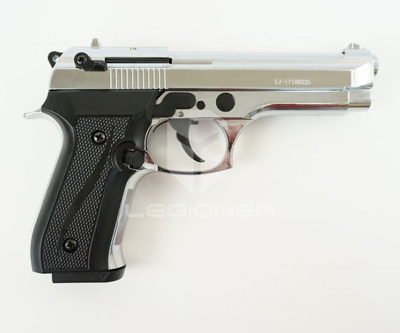 Охолощенный пистолет Beretta 92 СО Курс-С (B92 СО) 10ТК Хром