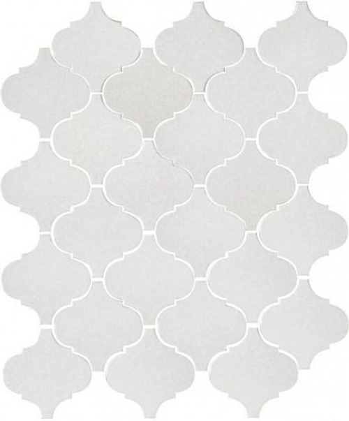 Керамическая плитка Арабески глянцевый белый 26x30х0,7 (65000 сорт 1)